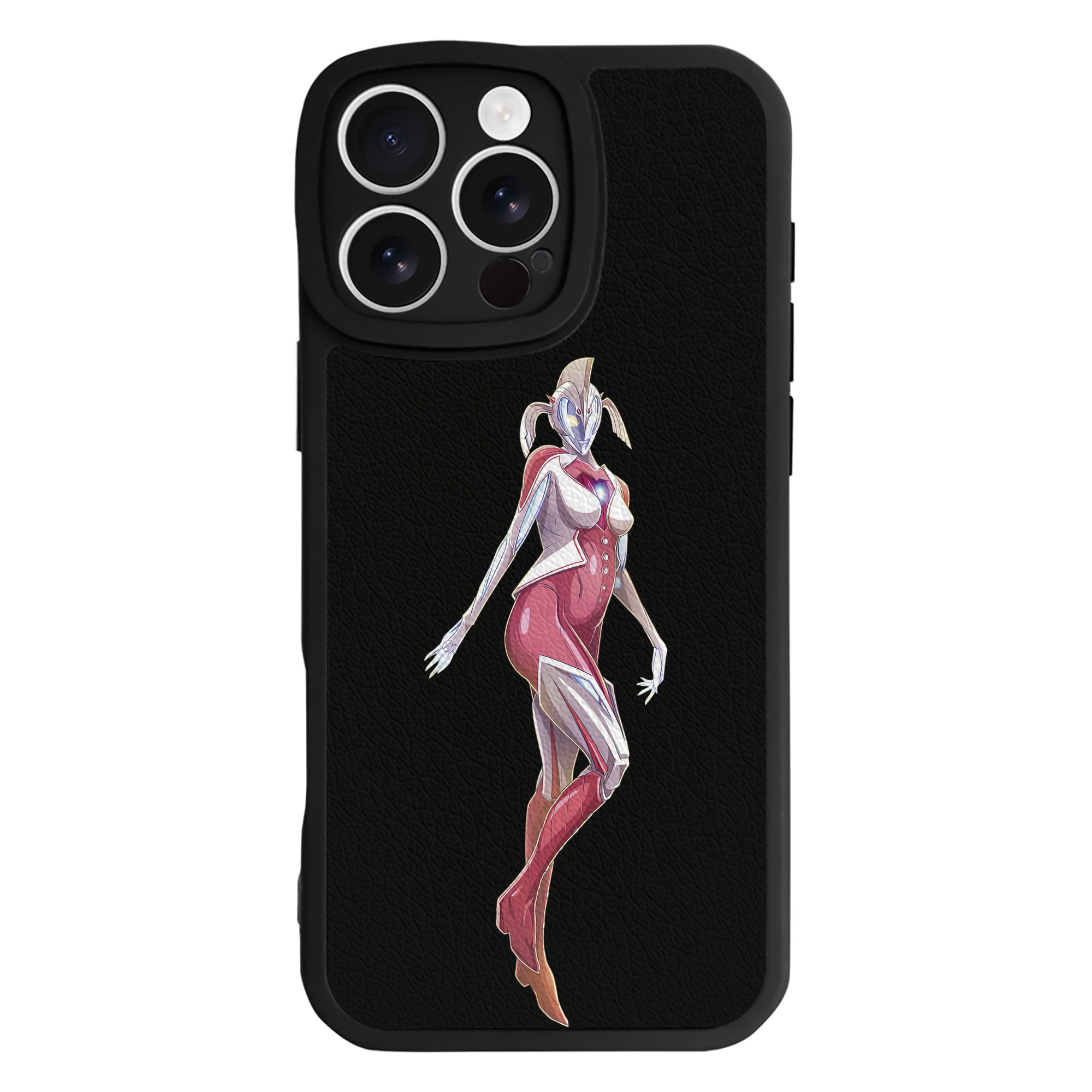（画像用） ウルトラマン Ultraman 【iPhone 16シリーズ対応】シリコンスマホケース（レザー調） 材質：シリコン